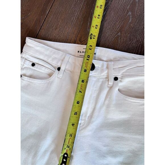 SLVRLAKE Lou Lou Jeans in White Size 25 - Picture 8 of 11